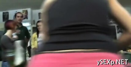 Filthy Whores Endure Gang-bang