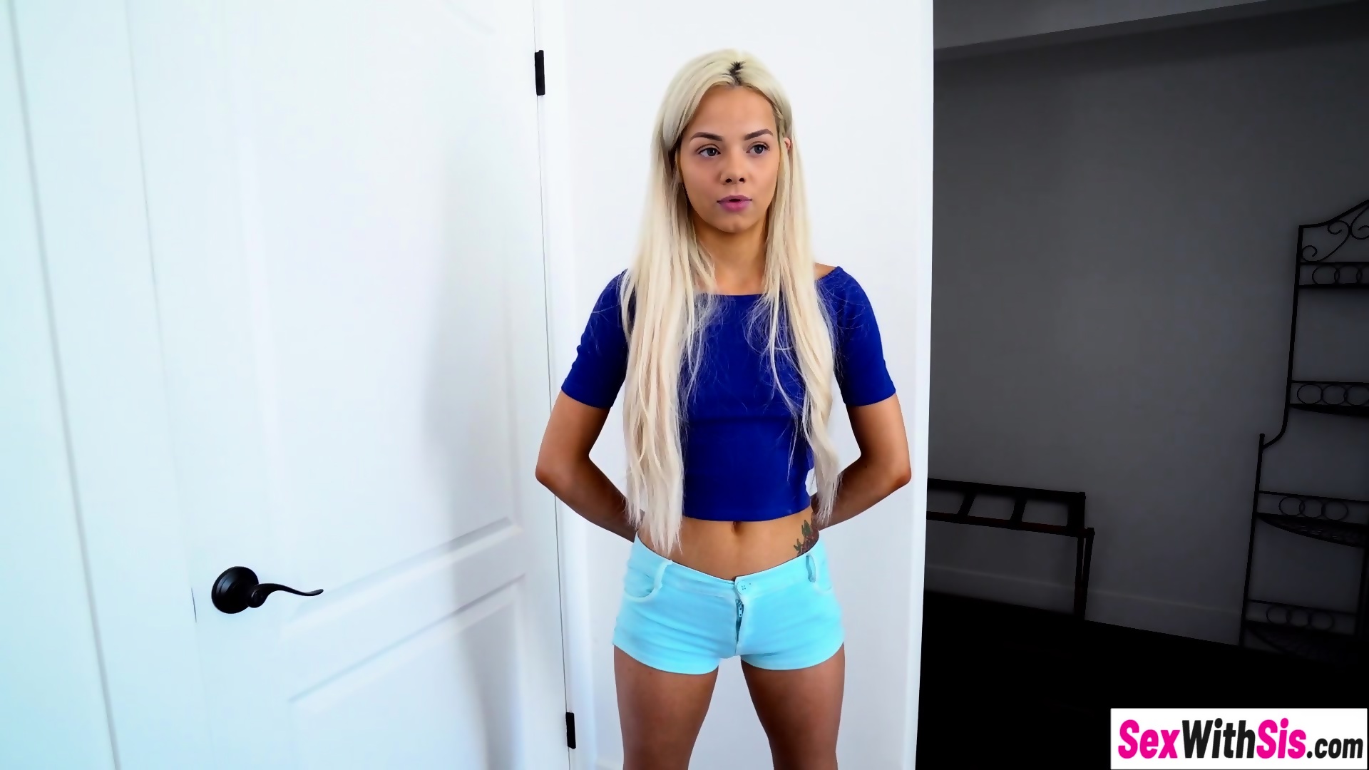 Skinny Blonde Teen Ass - Super Skinny Blonde Teen Fucked By Her Big Stepbrother - EPORNER