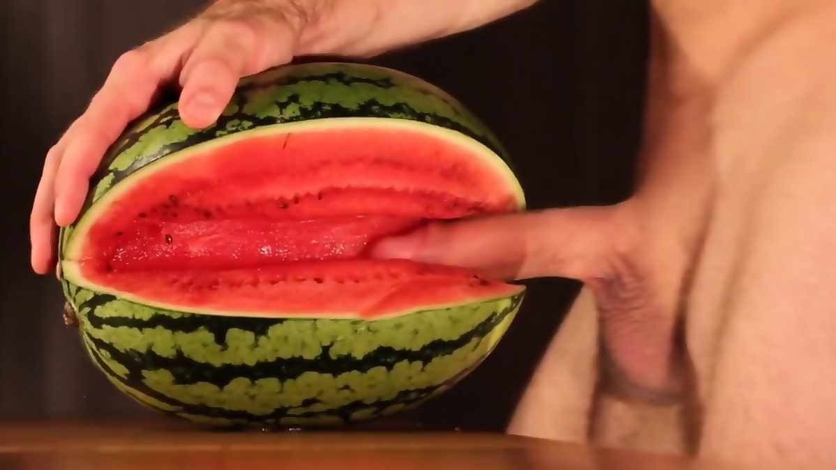 Guy Fucks A Watermelon