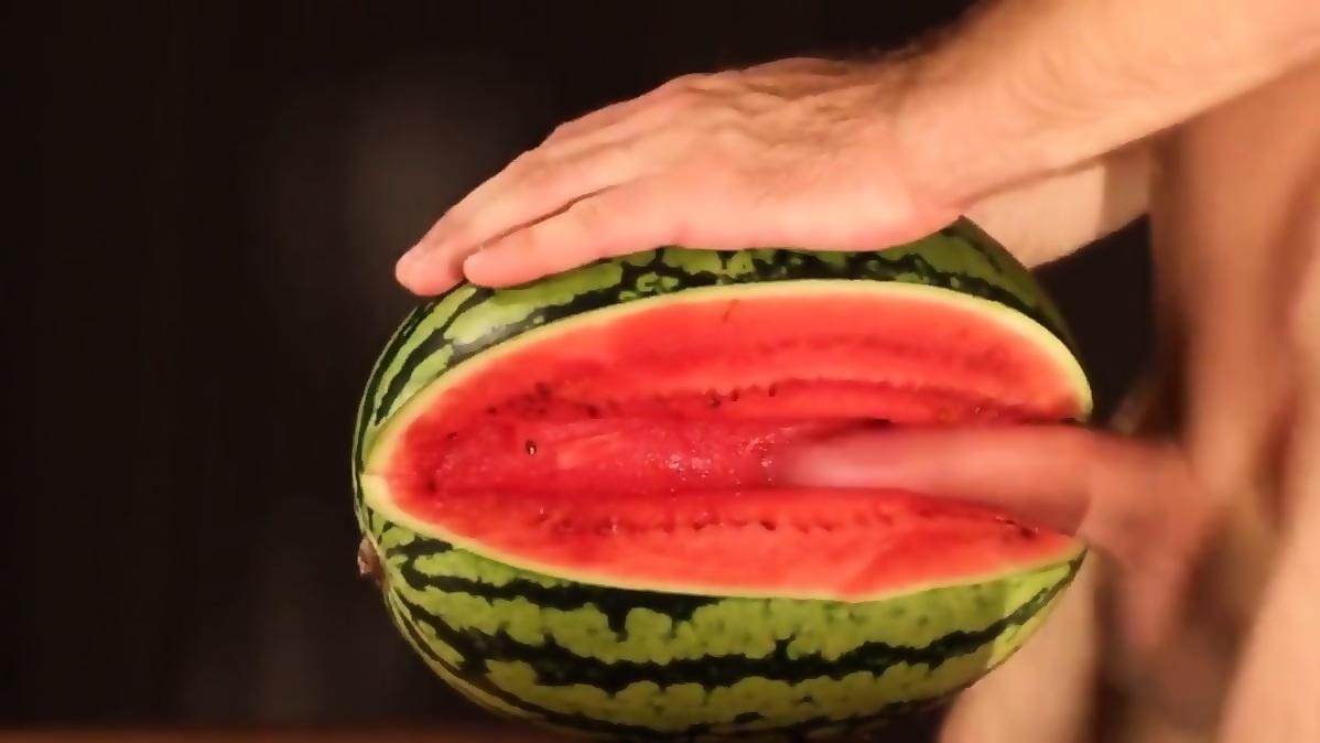 Guy Fucks A Watermelon.
