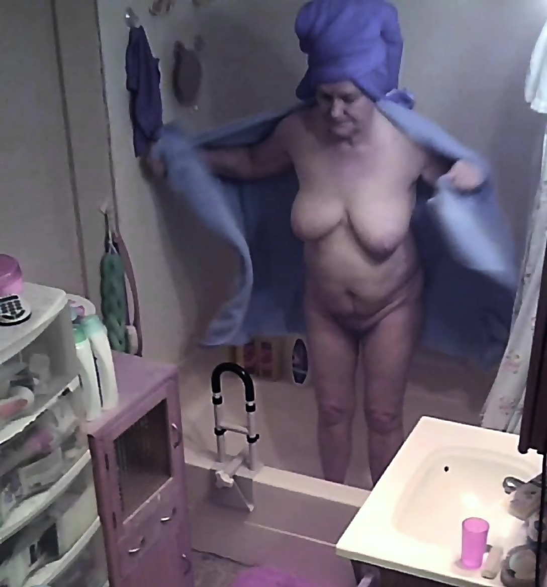 Spying On Grandma Getting Out Of Shower Eporner 