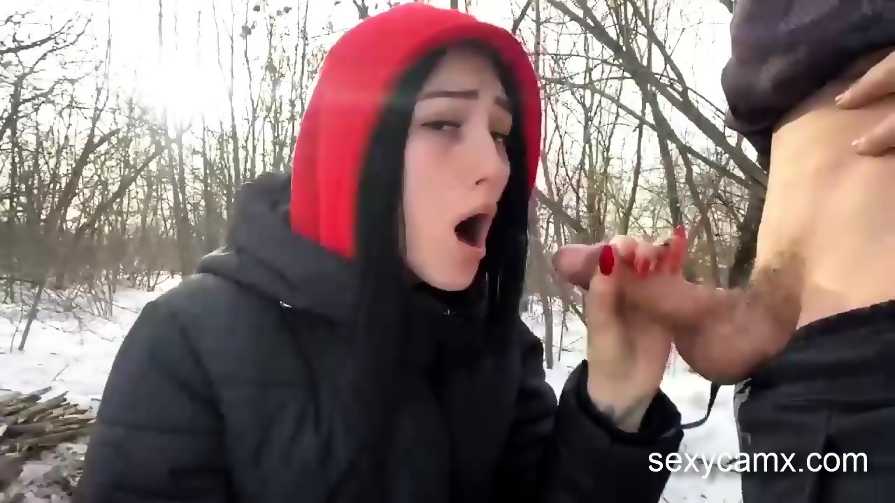 Slutty Brunette Gets Fucked Outdoor In Cold Russian Winter Live At picture
