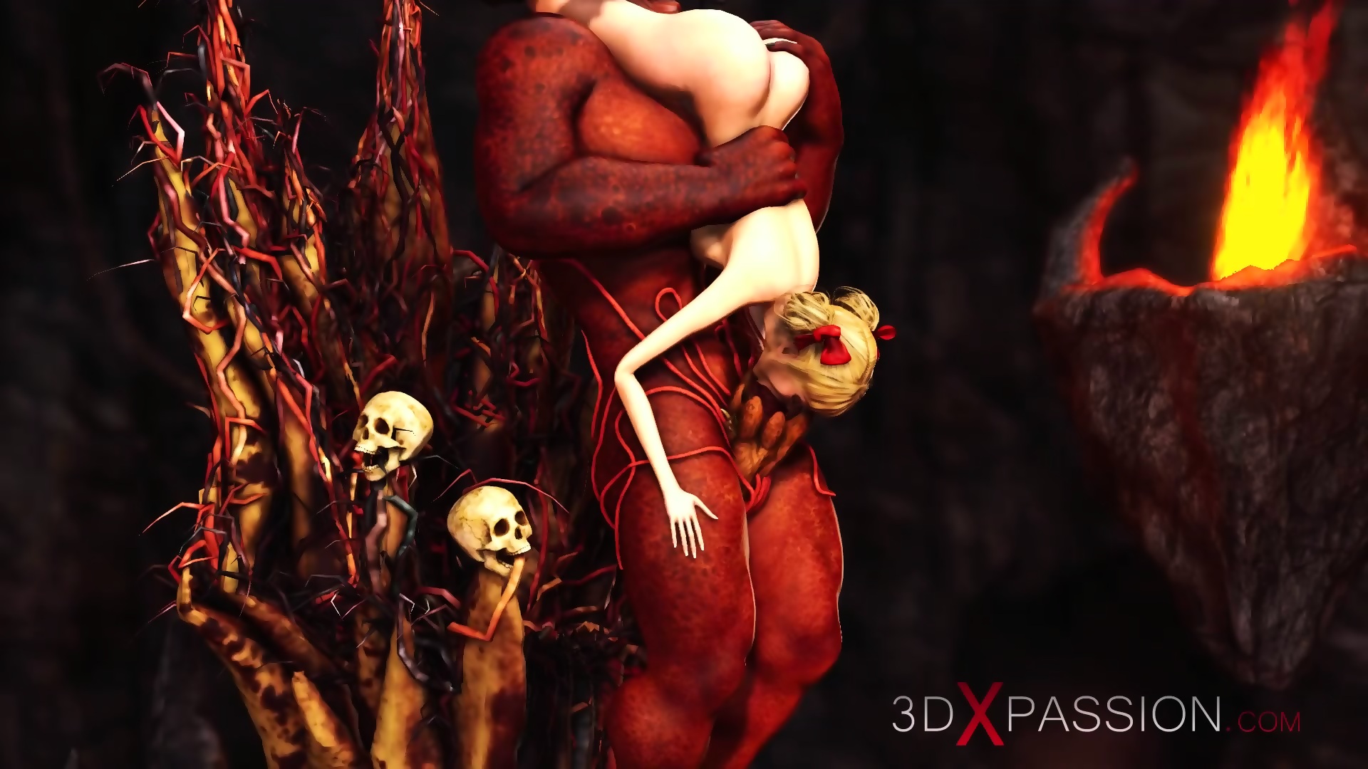 3d Devil Sex - Inferno. Hot Sex In Hell. Devil Fucks Hard A Young Sexy Slave - EPORNER