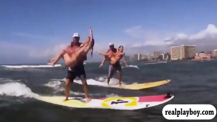 Sexy Hot Babes Enjoying Outdoor Activities While Naked