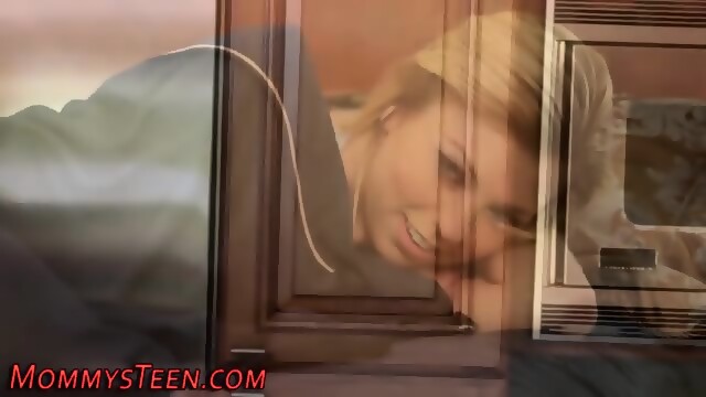 Mature Lesbo Rubs Pussy