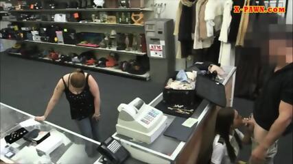 Hot Stewardess Pawns Her Stuff And Fucked At The Pawnshop