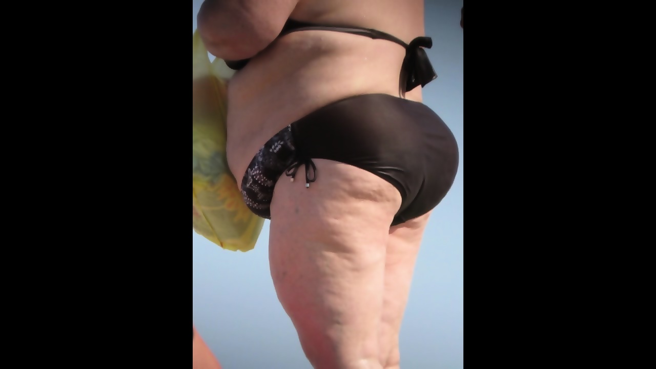 Beach Candid Bbw Pawg Matures And Grannies Eporner