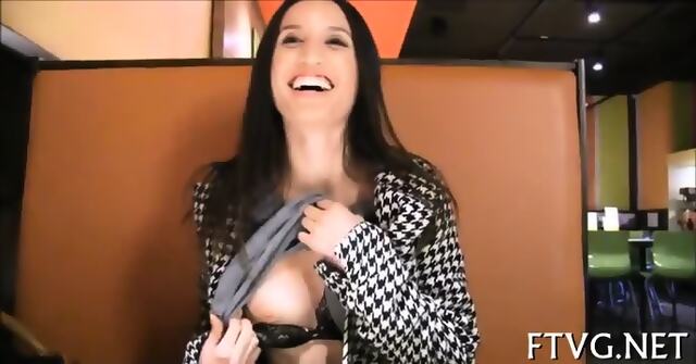 Cutie Caresses Her Twat