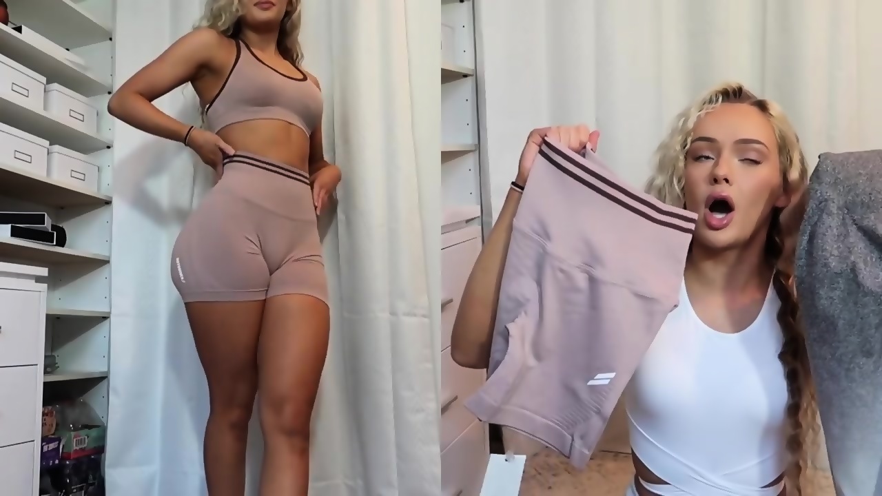 Bailey Stewart Big Ass Legging And Shorts Try On photo