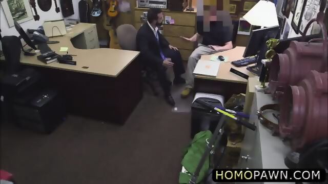 Handsome Straight Pervert Shop Owner Fucked His Desperate Guy Costumer In The Ass