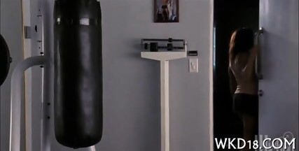 Two Men Cum On Nasty Slut