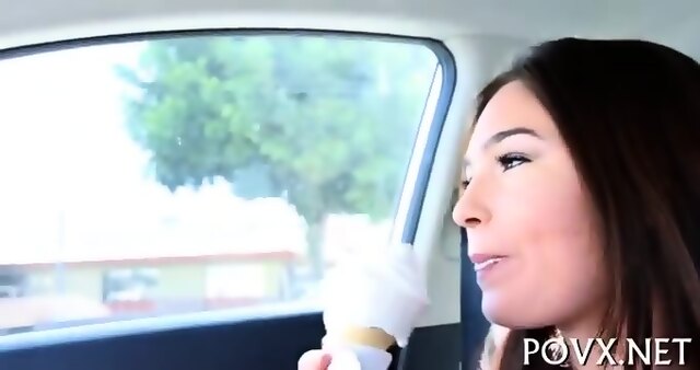 Filthy Teenie Sucks Massive Dong