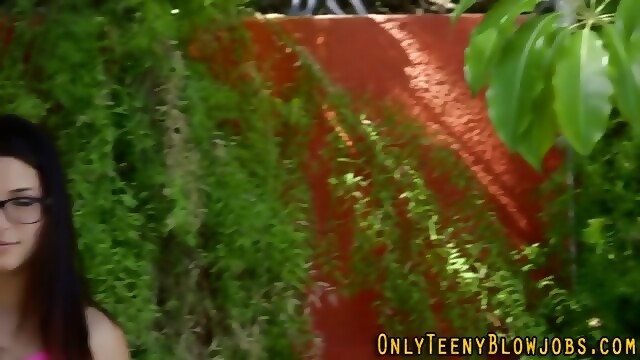 Spex Teen Slurps Cock