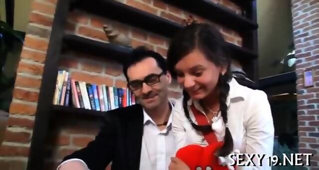 Teacher Forcing Himself On Babe