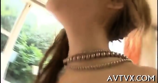 Arousing Asian Pussy Toying