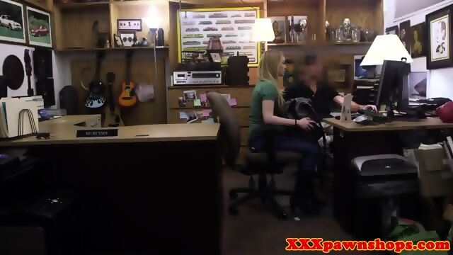 Pawnshop Amateur Takes Tits Out For Cash Deal