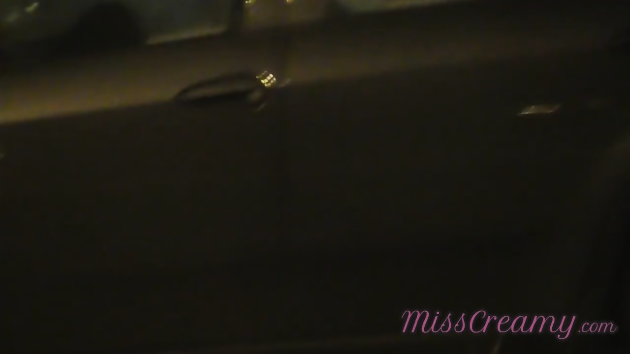 Sharing my slut wife with stranger in car in front of v pic