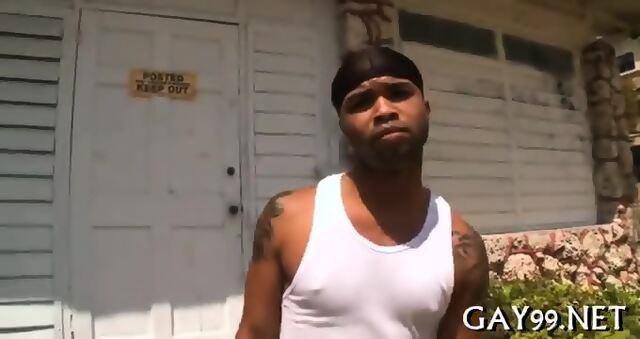 Black Gay Fucks White Pal