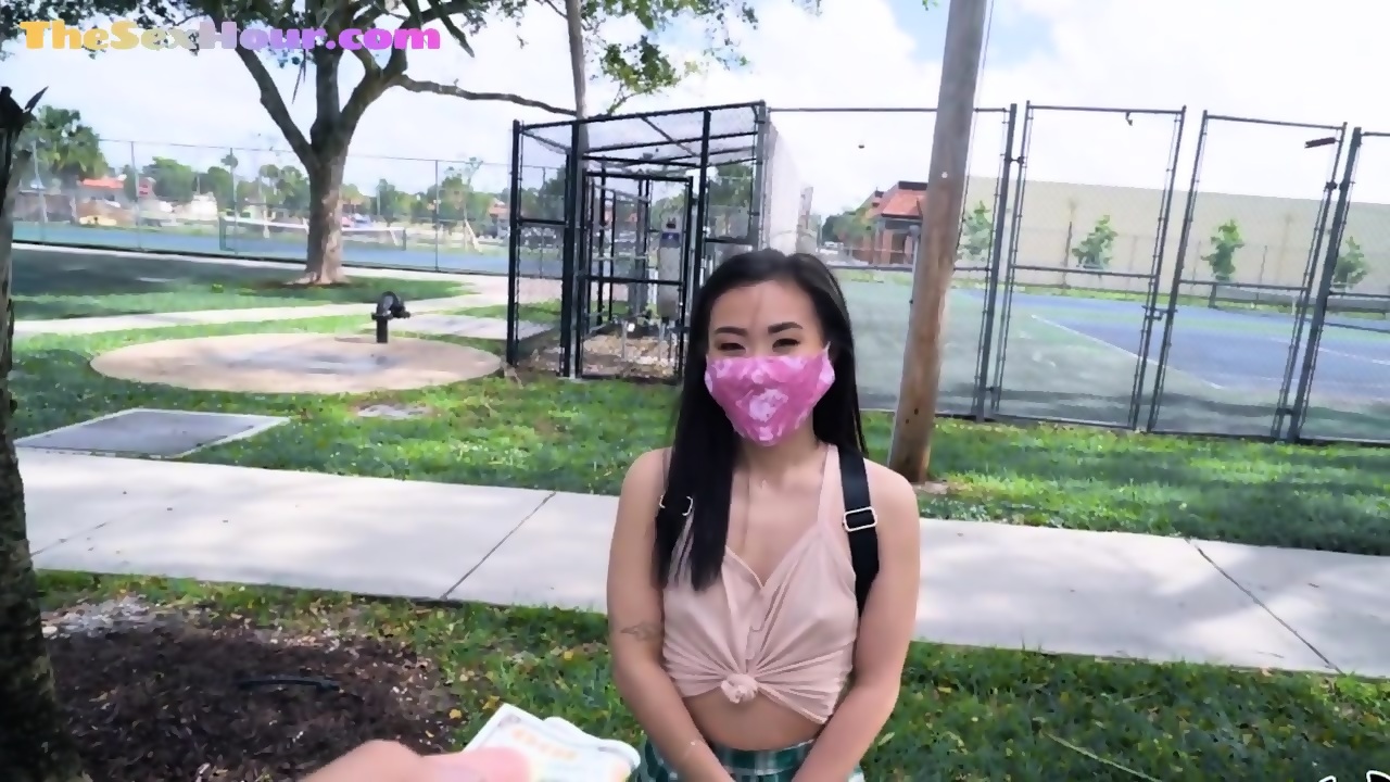 Tattooed Asian teen picked up for public sex in