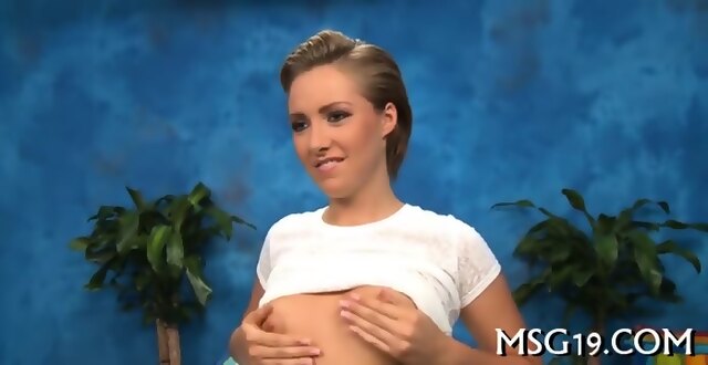 Busty Angel Licks And Rides Cock
