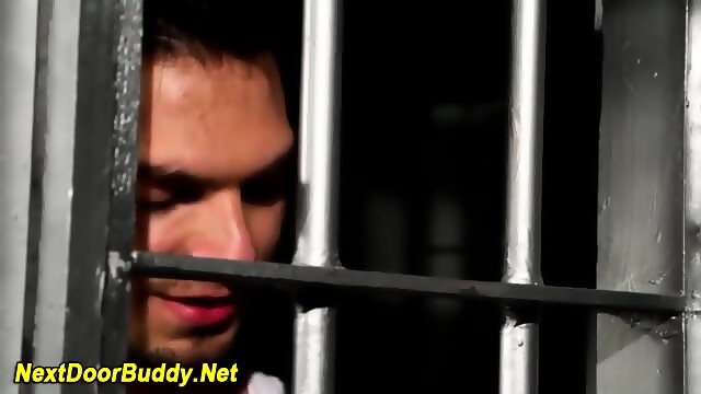 Muscly Prisoner Sucking