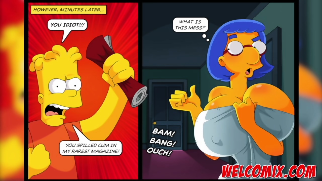 The Collection Of Porn Magazines - The Simptoons Simpsons