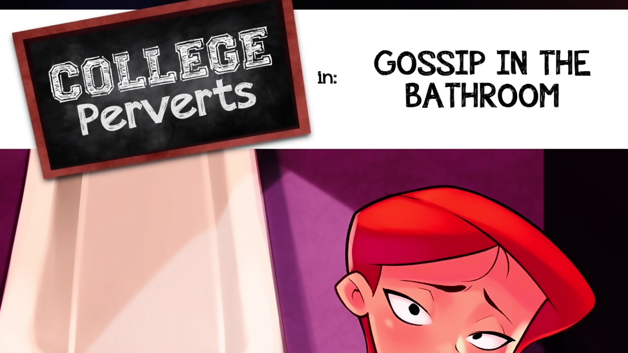 Gossip In The Bathroom - College Perverts Cartoons - EPORNER