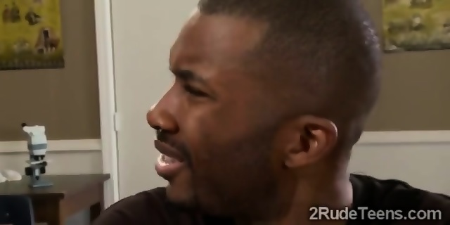 2 Black Thugs Fuck Filthy Tattooed Schoolgirl At Detention