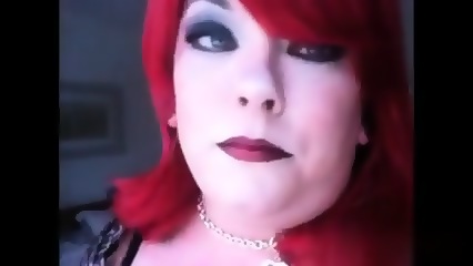 Lipstick Smoke  Pvc Bbw Domme Fetish - Found Her On