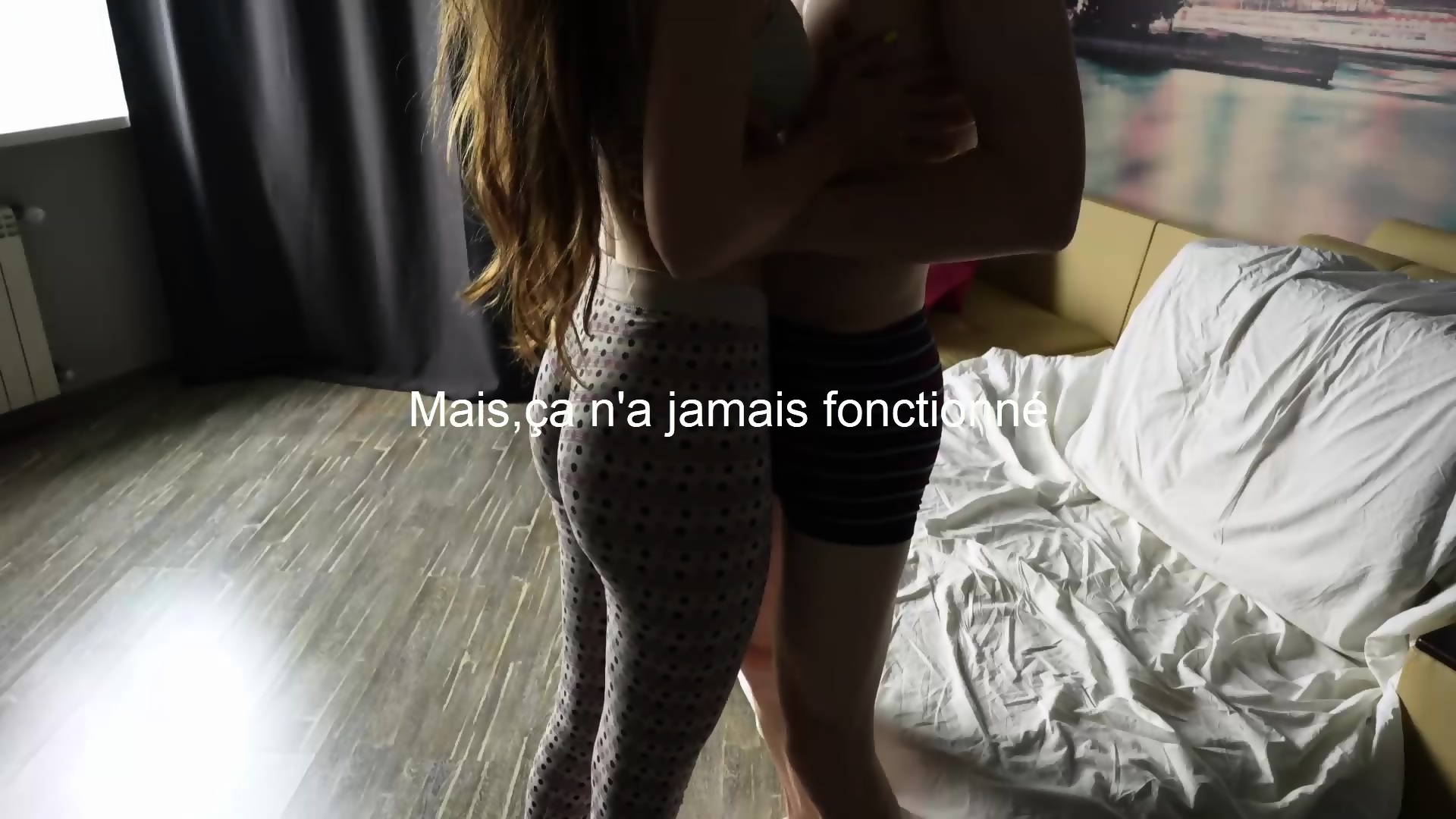 French Girl Sucks Big Cock And Fucks On Homemade Amateur image