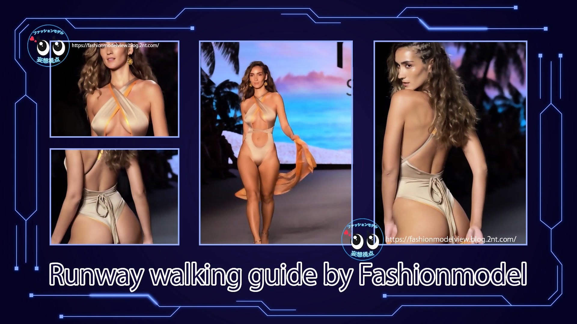 Miami Swim Bikini Fashionshow Runway Walking Guide Slow Motion image