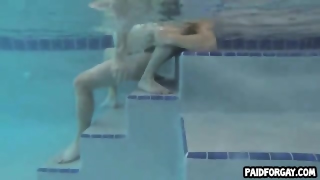 Straight Hunk Gets Fucked Bareback Underwater