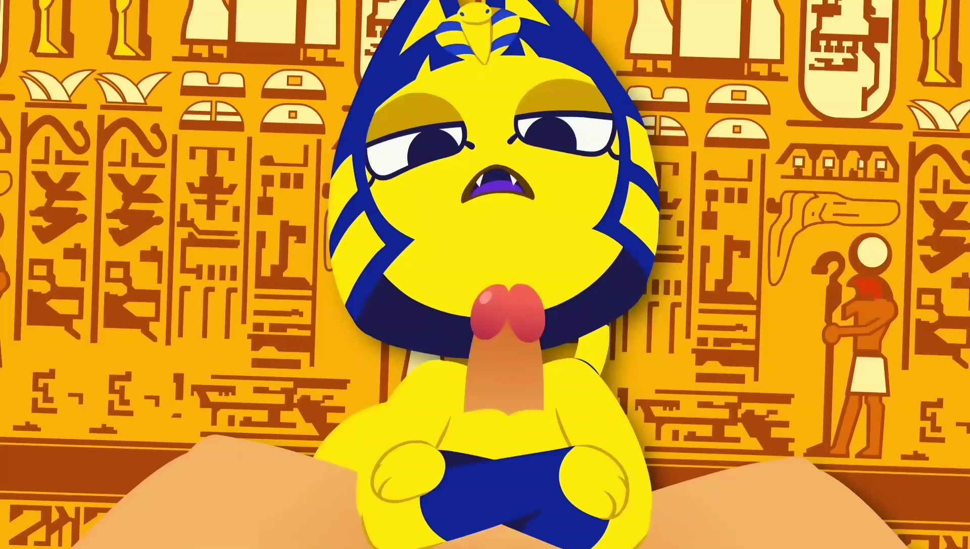 Ankha dancing nude