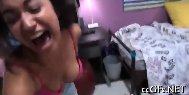 Horny Teen In A Hot Action