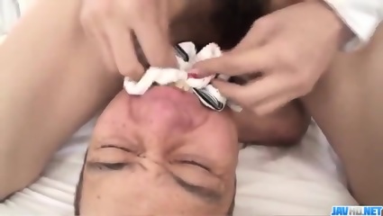 Kana Miura Blows Cock Until A Huge Facial Ending