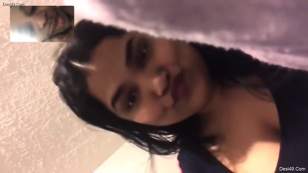 Horny Nri Girl Showing Her Big Boobs On Video Call image