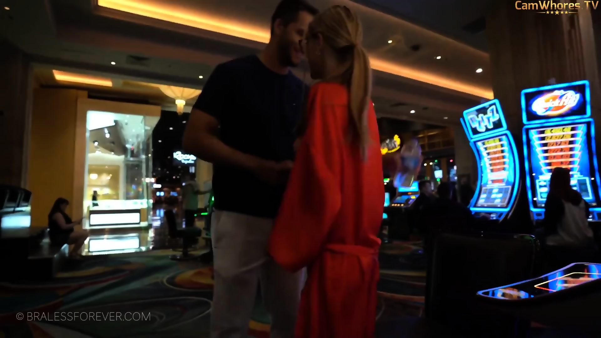 Sexy Amateur Milf Picks Up At The Casino, Fucks Him And Leaves - Dan Damage 