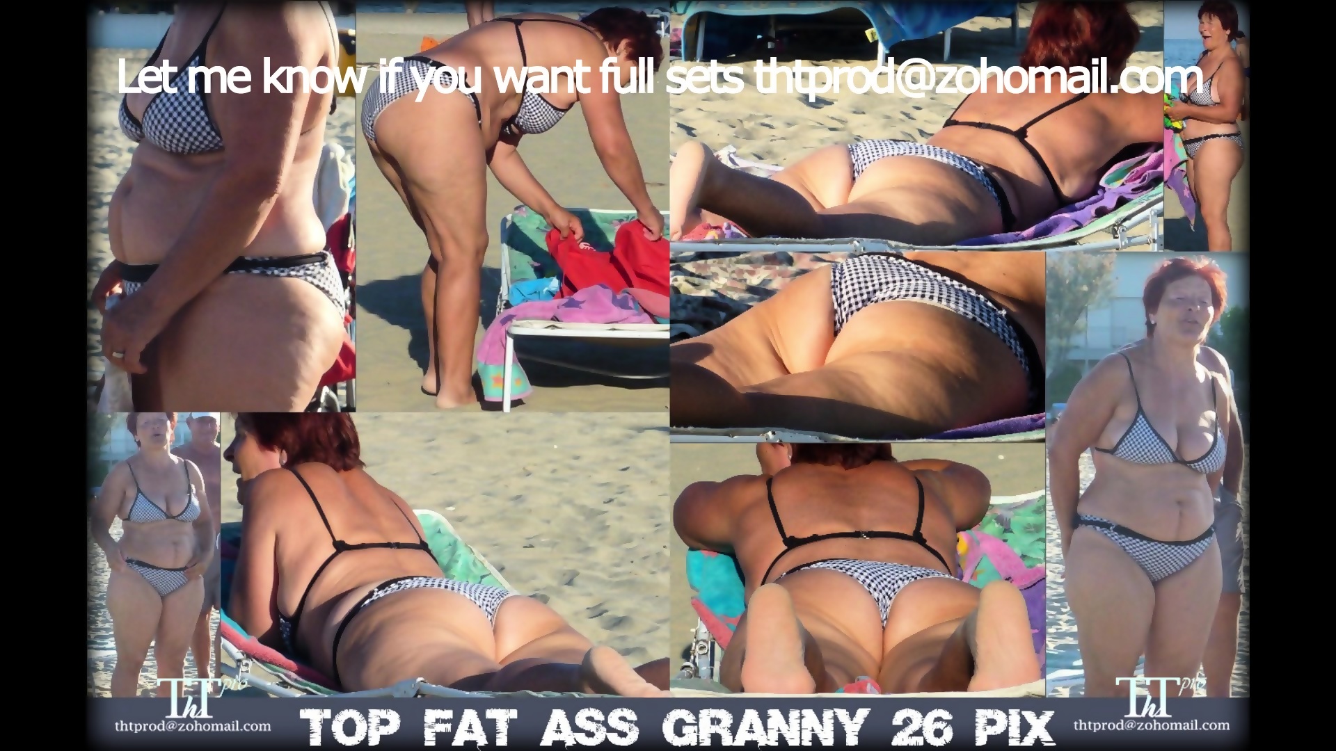 Big Tits Big Ass Matures Grannies Beach Voyeur hq nude image