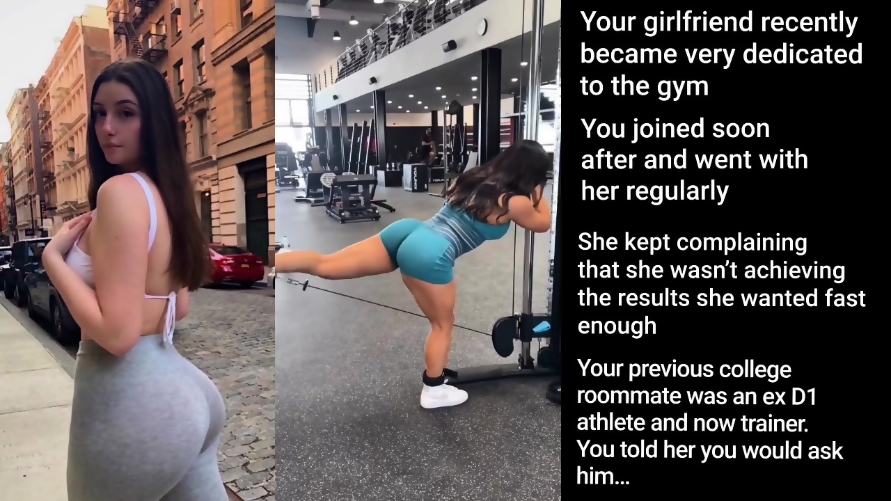 Cuckold Caption Story - Girlfriends Personal Trainer Pt 1 photo