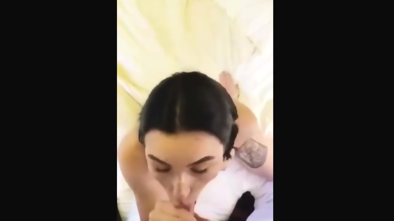 girlfriend giving head and taking facial