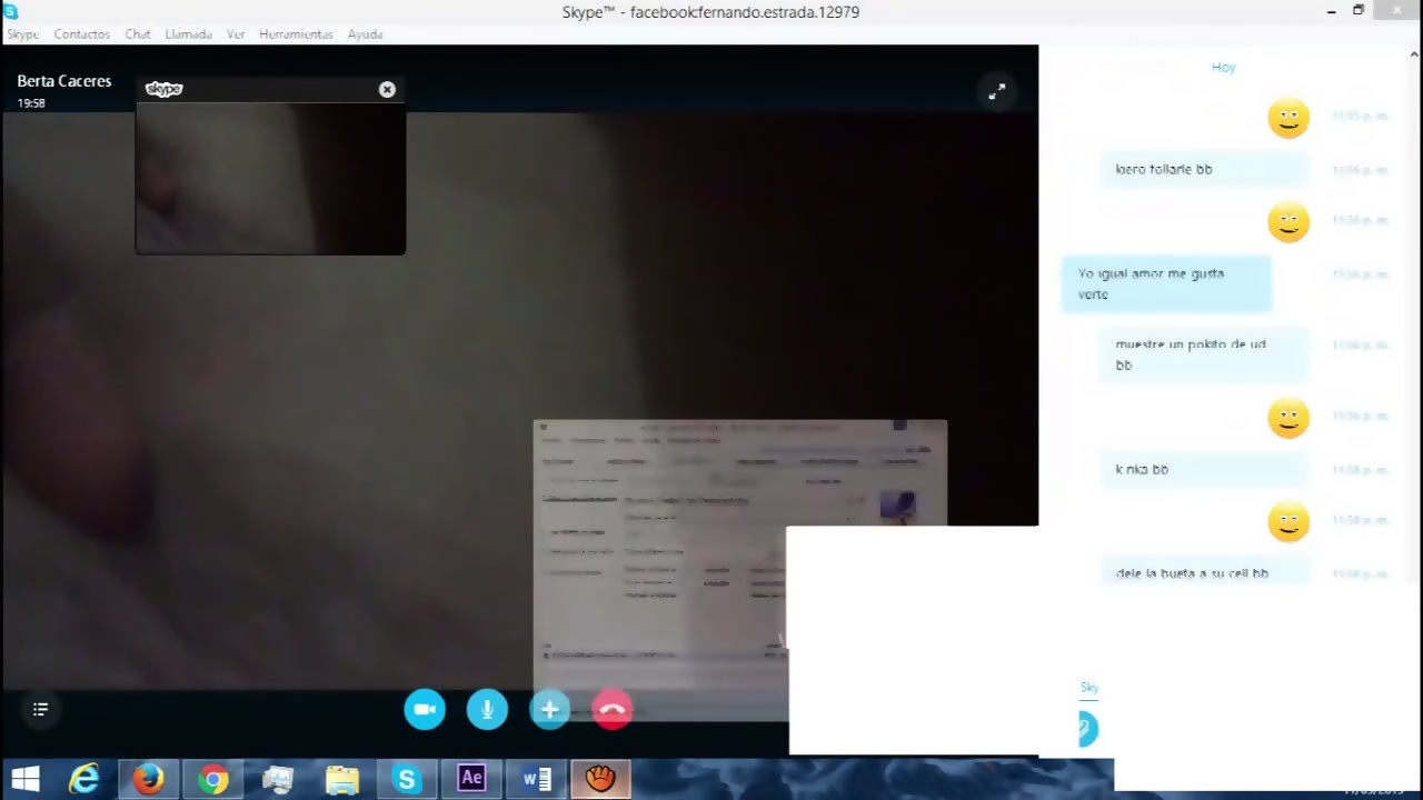 Mature Masturbating On Skype