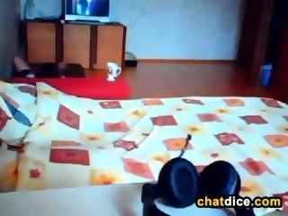 Kinky Couple Fuck On A Bed