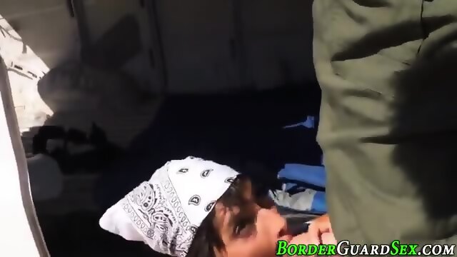 Caught Busty Latina Fucks