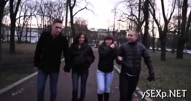 Non-stop gang-bang with sluts