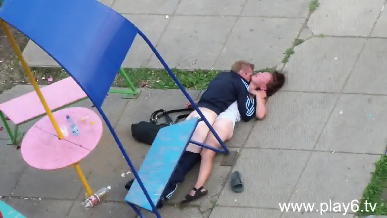 Drunk Couple Having Sex In Public Park picture