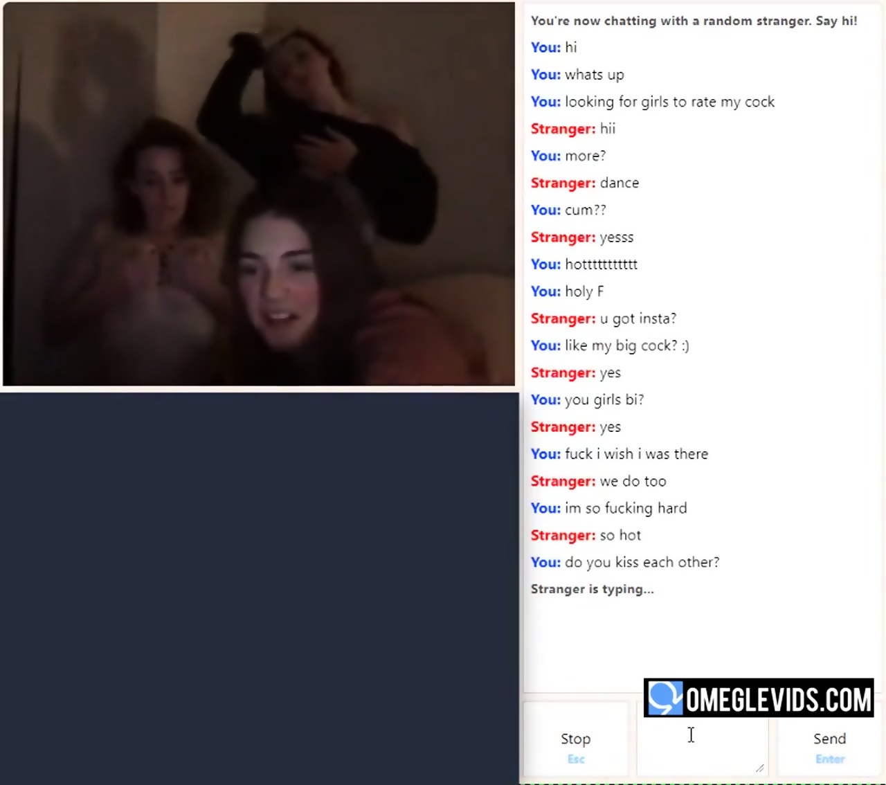 Watch these girls go wild while cumming on Omegle - Three College Teen Slut...